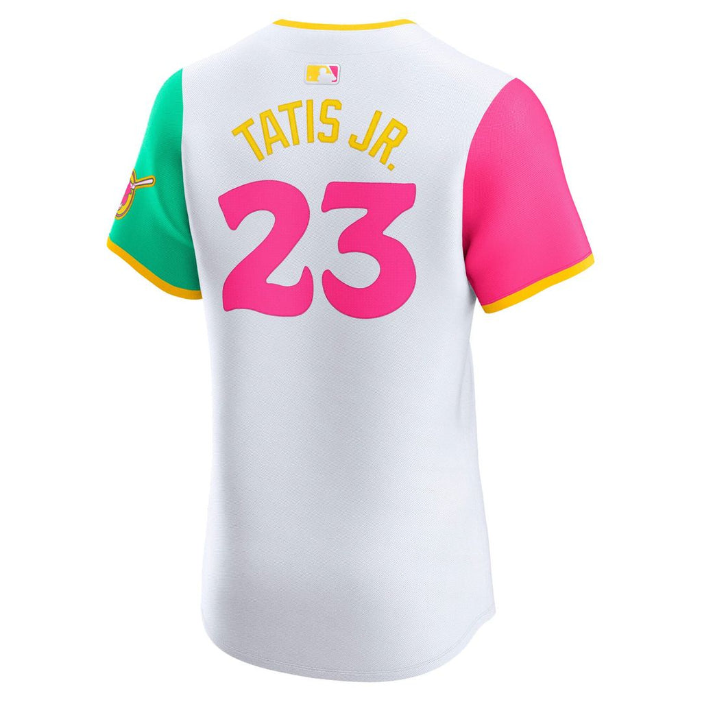 San Diego Padres Nike Fernando Tatis Jr. City Connect Elite Baseball Jersey - White