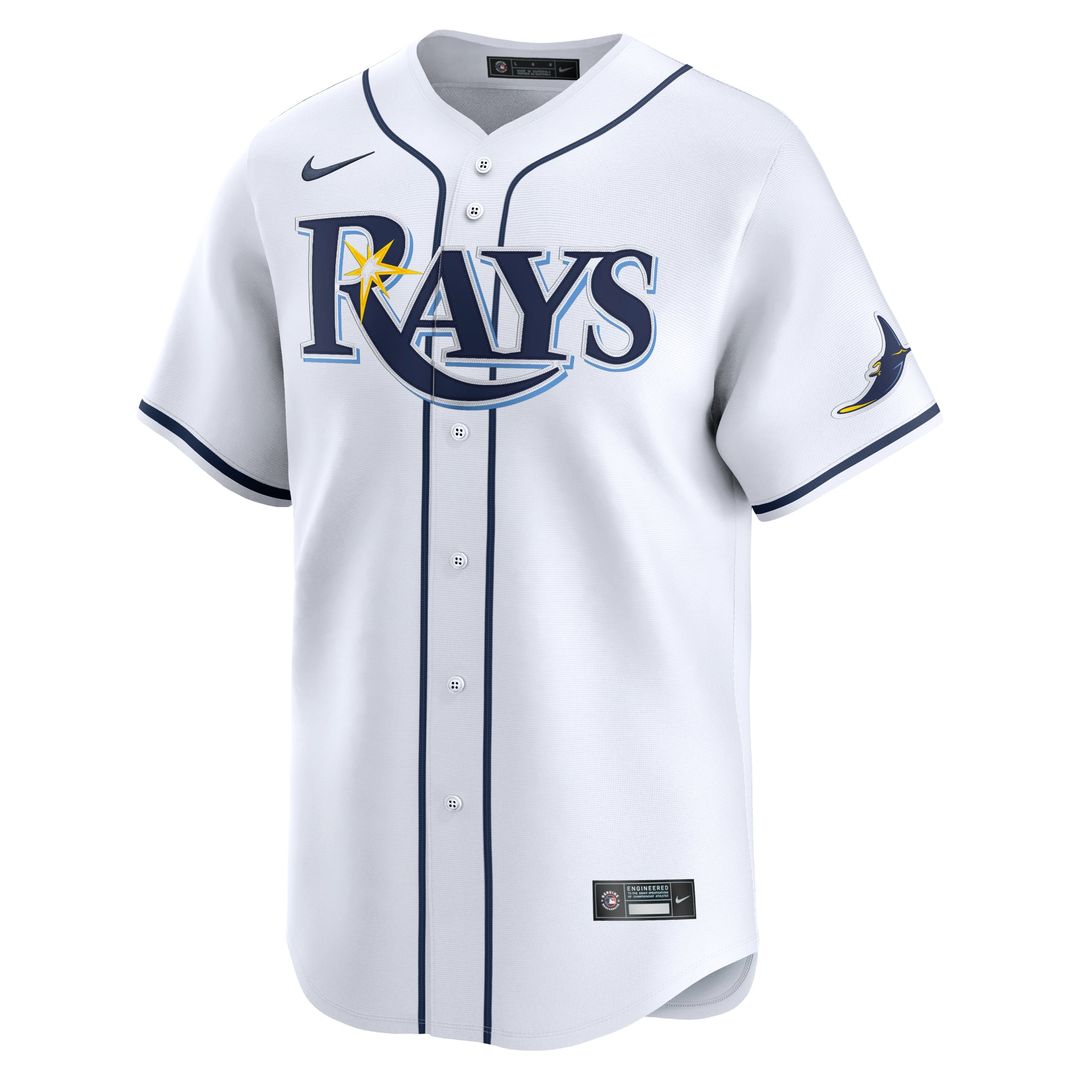 Tampa Bay Rays Nike Brandon Lowe Home Limited Baseball Jersey - White