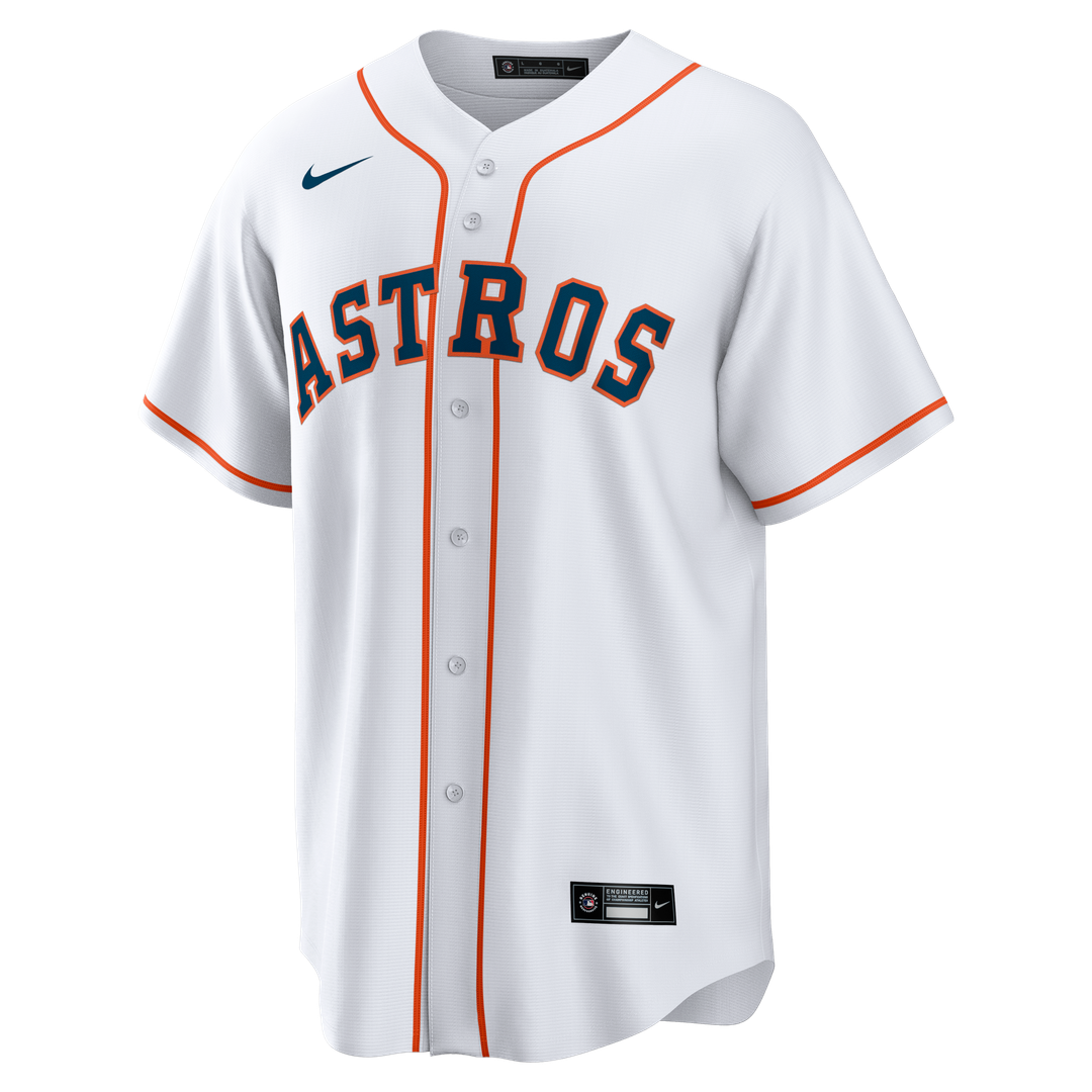 Houston Astros Nike Home Big & Tall Replica Baseball Jersey - White