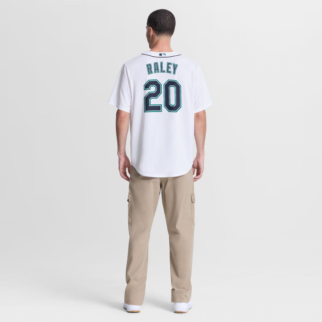 Seattle Mariners Nike Luke Raley Home Replica Baseball Jersey - White