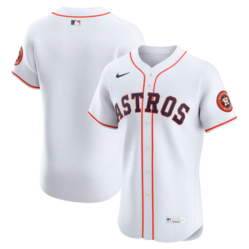 Houston Astros Nike Home Elite Baseball Jersey - White