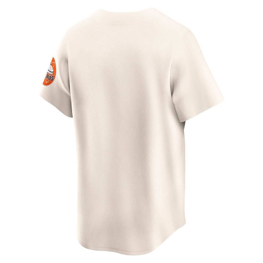 Houston Astros Nike Cooperstown Collection Limited Baseball Jersey - Cream