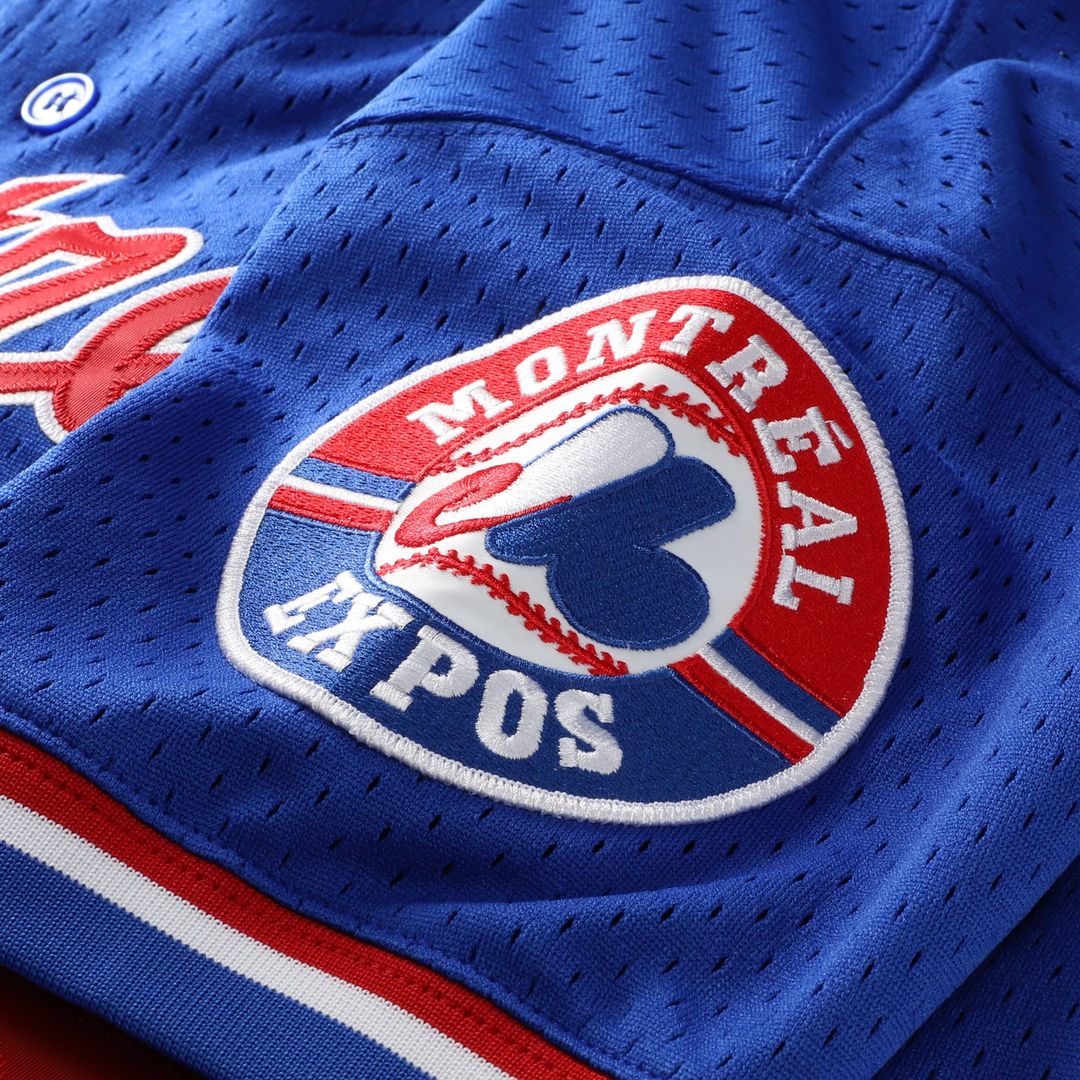 Montreal Expos Mitchell & Ness Pedro Martinez Cooperstown Collection Mesh Batting Practice Button-Up Baseball Jersey - Blue