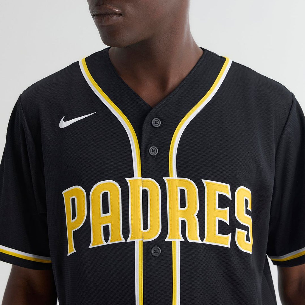 San Diego Padres Nike Fernando Tatis Jr. Fashion Replica Black Out Baseball Jersey