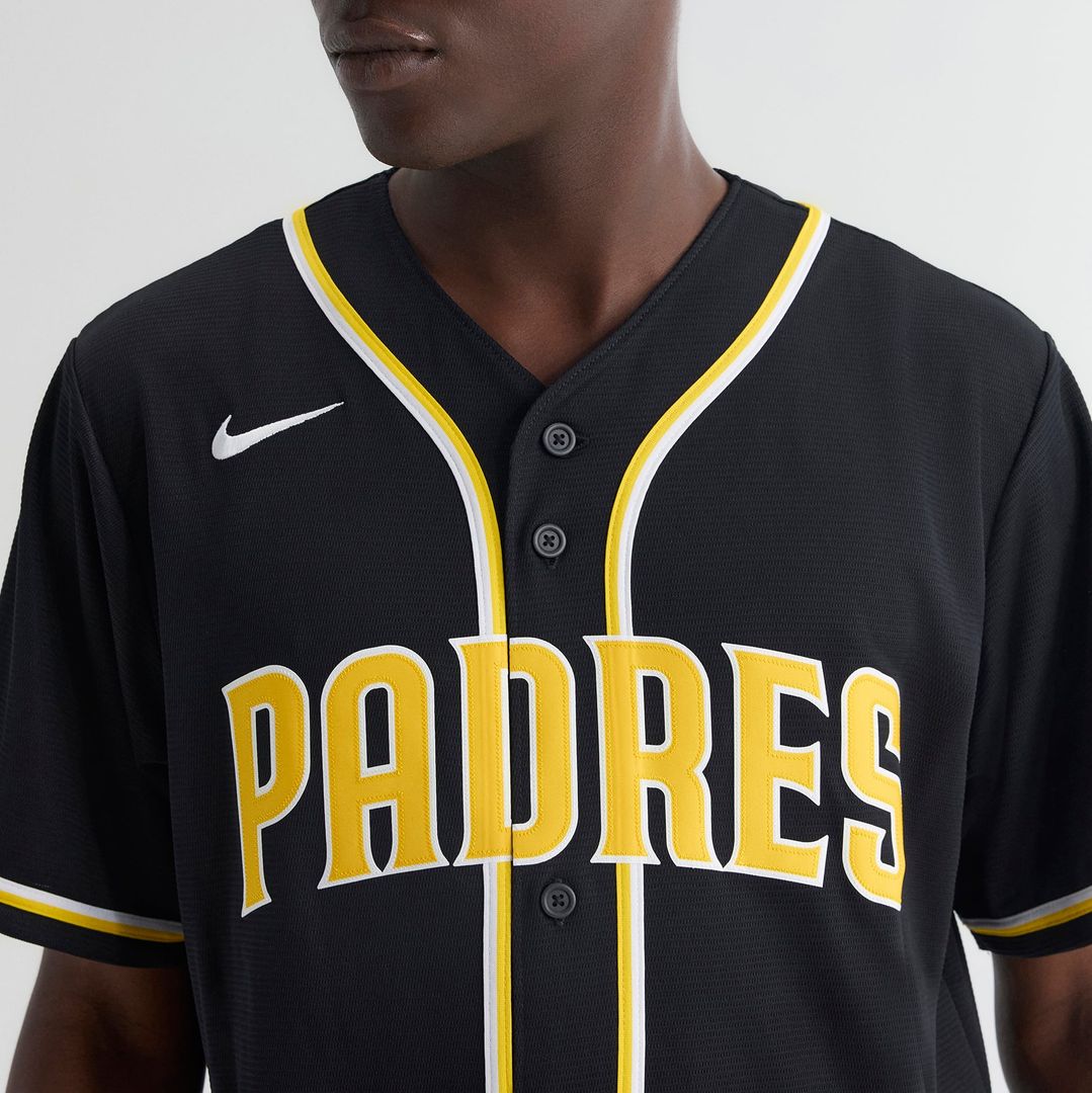 San Diego Padres Nike Fernando Tatis Jr. Fashion Replica Black Out Baseball Jersey