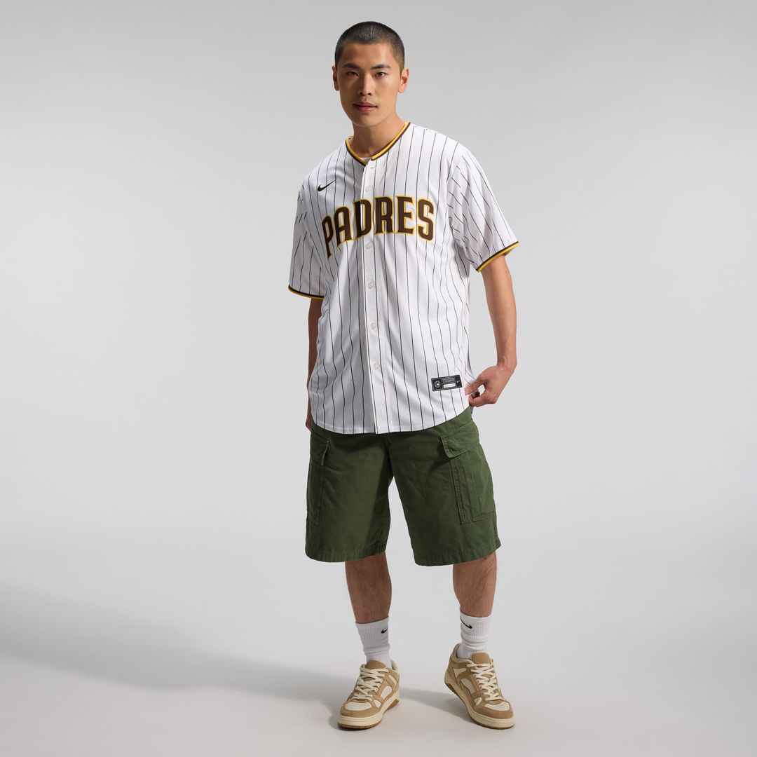 San Diego Padres Nike Home Replica Baseball Jersey - White