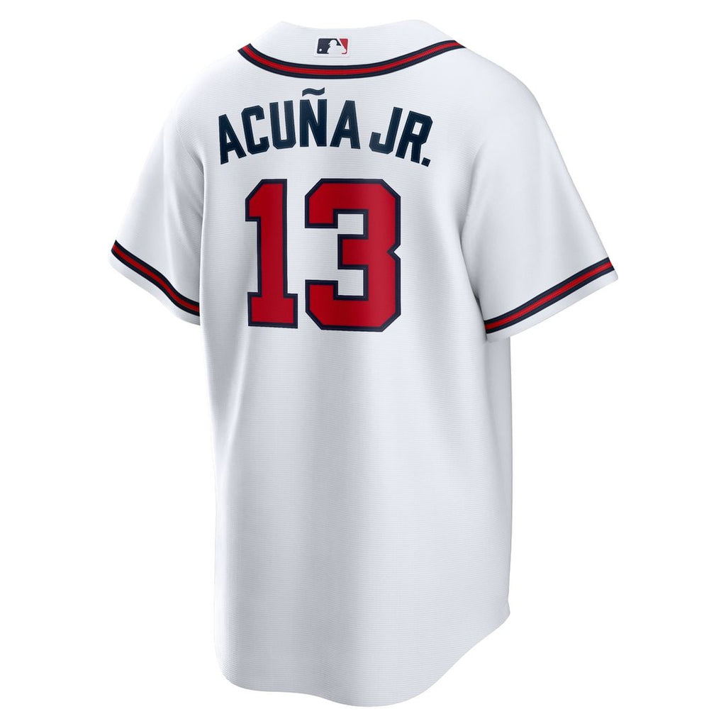 Atlanta Braves Nike Ronald Acuna Jr. Home Replica Player Name Baseball Jersey - White