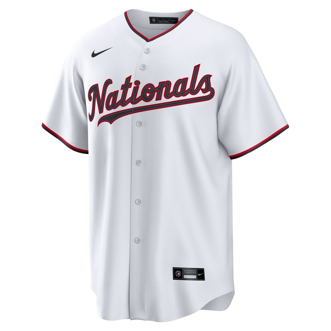 Washington Nationals Nike James Wood Home Replica Baseball Jersey - White