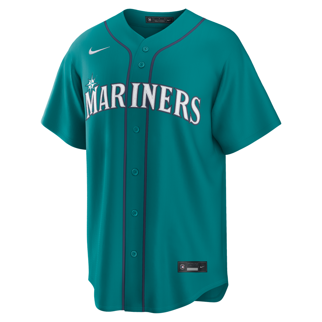 Seattle Mariners Nike Cal Raleigh Road Replica Baseball Jersey - Navy