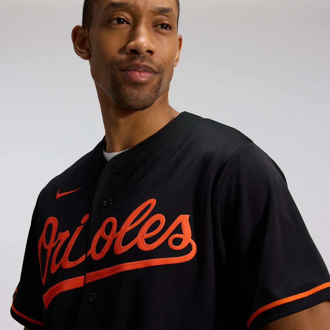 Baltimore Orioles Nike Alternate Replica Team Baseball Jersey - Black
