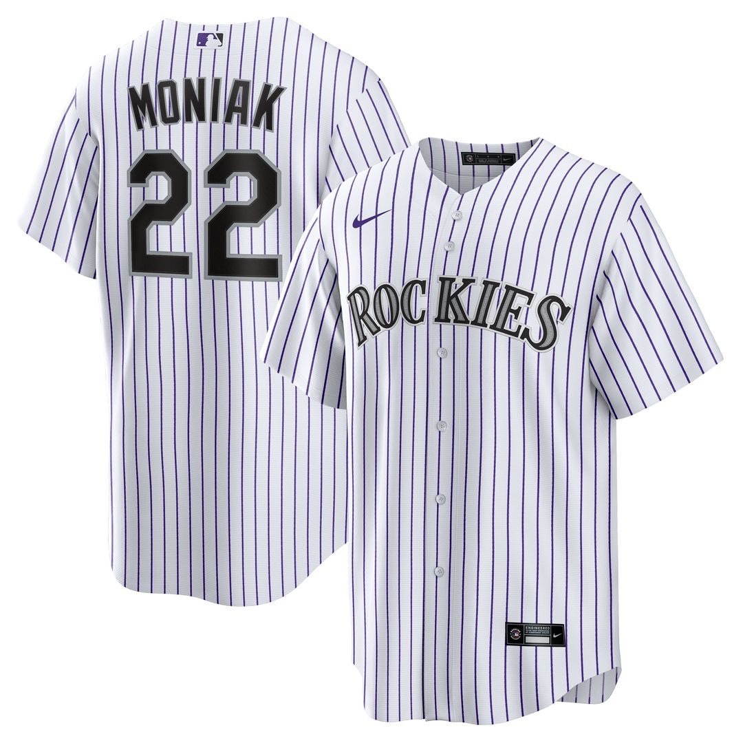 Colorado Rockies Nike Mickey Moniak Home Replica Baseball Jersey - White