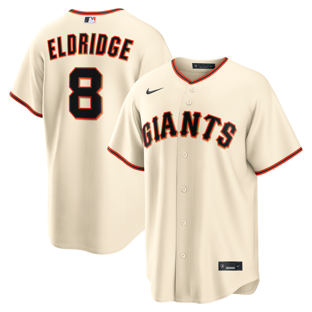 San Francisco Giants Nike Bryce Eldridge Home Replica Baseball Jersey - Cream
