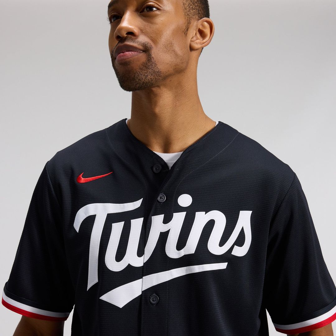 Minnesota Twins Nike Alternate Replica Baseball Jersey - Cream