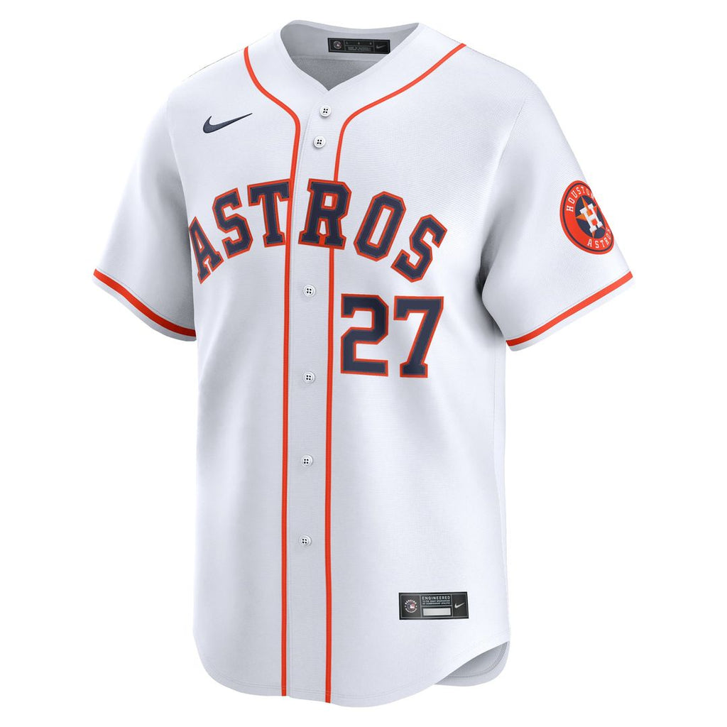 Houston Astros Nike Jose Altuve Home Limited Baseball Jersey - White
