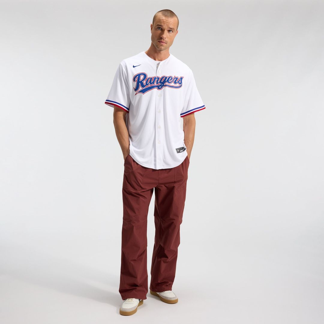 Texas Rangers Nike Home Replica Team Baseball Jersey - White