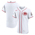 Cincinnati Reds Nike Home Sponsor Patch Authentic Baseball Jersey - White