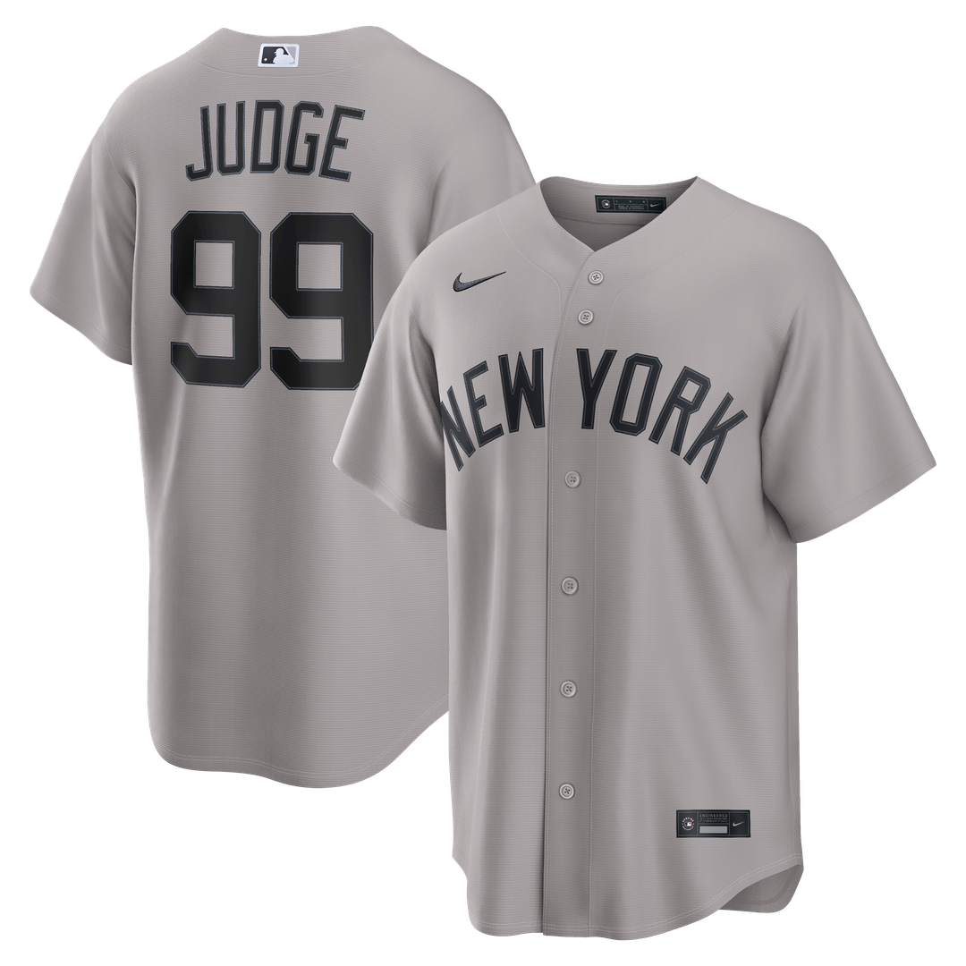 New York Yankees Nike Aaron Judge Road Replica Baseball Jersey - Gray