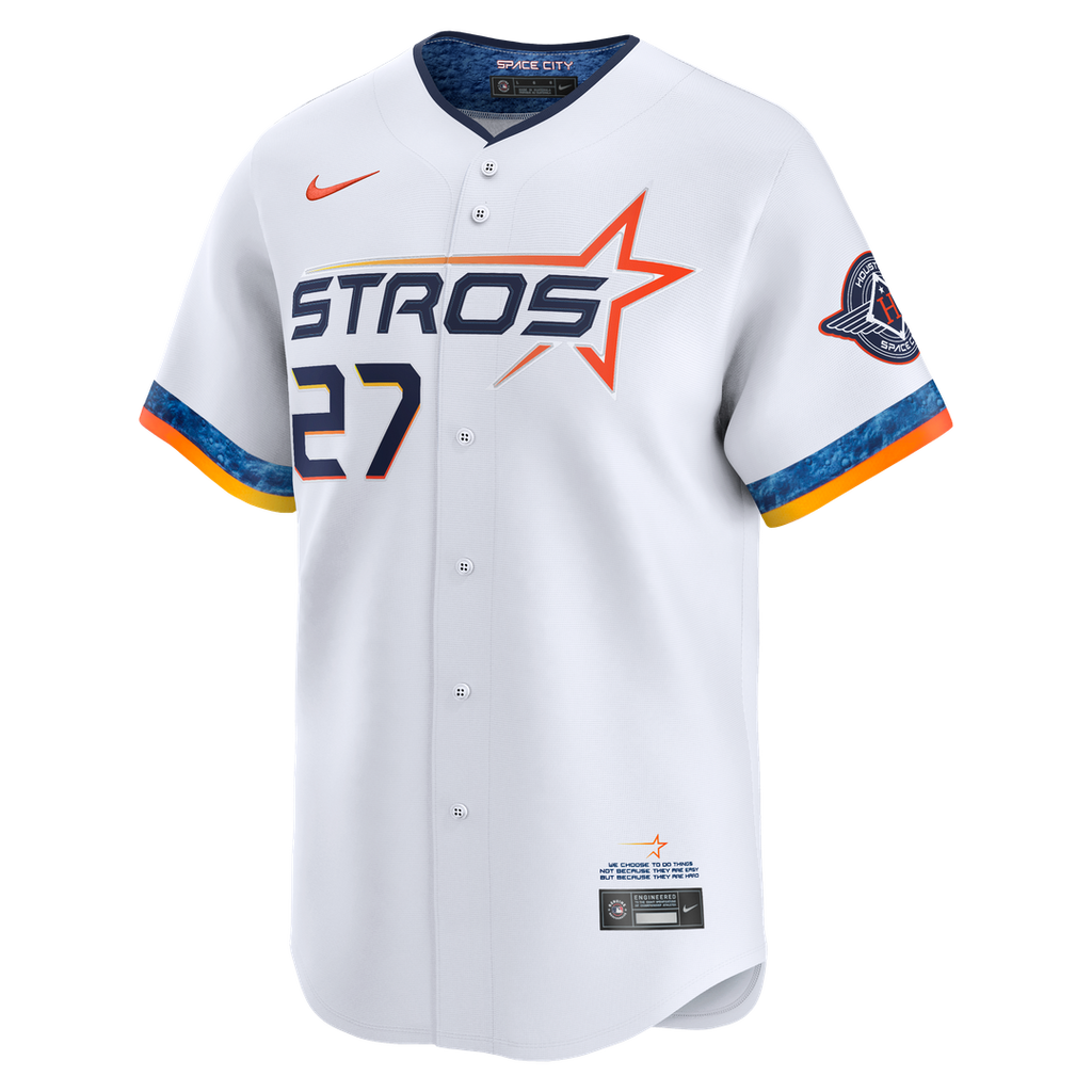 Houston Astros Nike Jose Altuve 2025 City Connect Limited Baseball Jersey - White