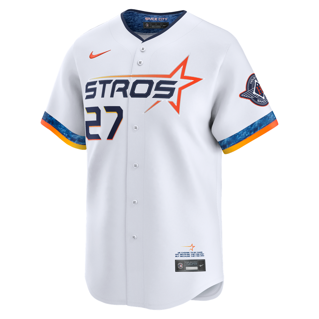 Houston Astros Nike Jose Altuve 2025 City Connect Limited Baseball Jersey - White