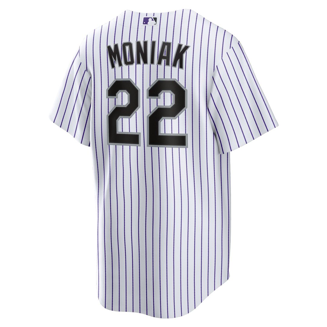 Colorado Rockies Nike Mickey Moniak Home Replica Baseball Jersey - White