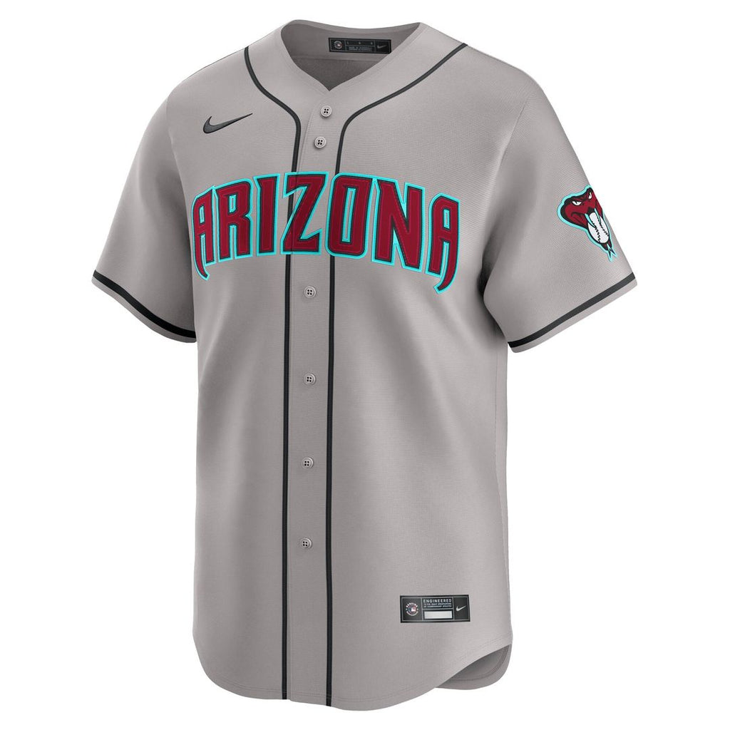 Arizona Diamondbacks Nike Corbin Carroll Road Limited Baseball Jersey - Gray