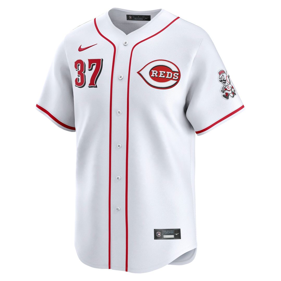 Cincinnati Reds Nike Tyler Stephenson Home Limited Baseball Jersey - White