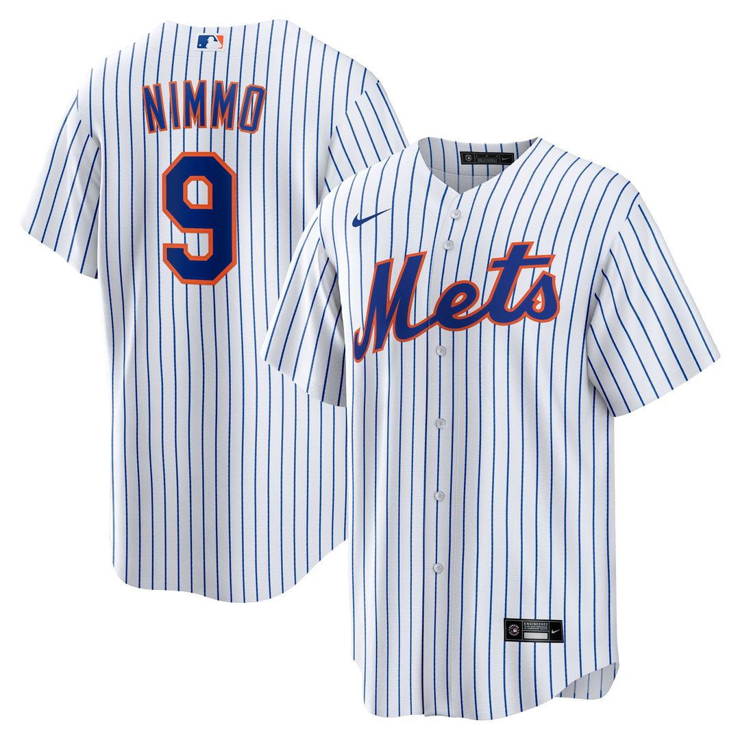 New York Mets Nike Brandon Nimmo Home Replica Baseball Jersey - White