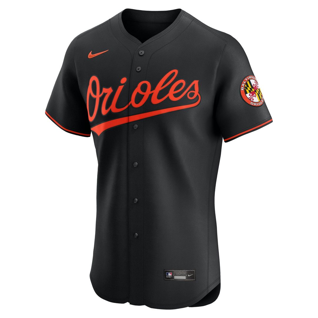 Baltimore Orioles Nike Alternate Elite Baseball Jersey - Black