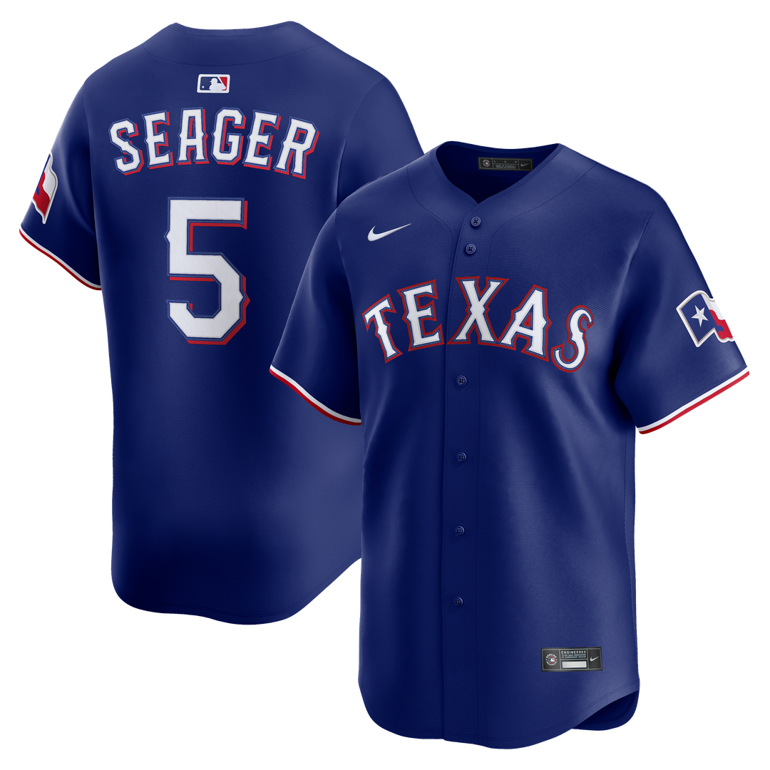 Texas Rangers Nike Corey Seager Alternate 2 Limited Baseball Jersey - Royal