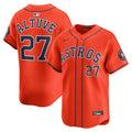 Houston Astros Nike Jose Altuve Alternate Limited Baseball Jersey - Orange