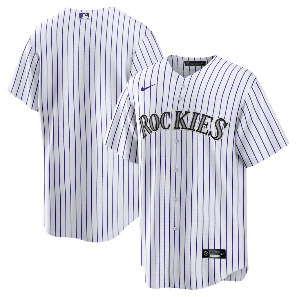 Colorado Rockies Nike Home Big & Tall Replica Baseball Jersey - White