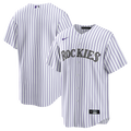 Colorado Rockies Nike Home Big & Tall Replica Baseball Jersey - White