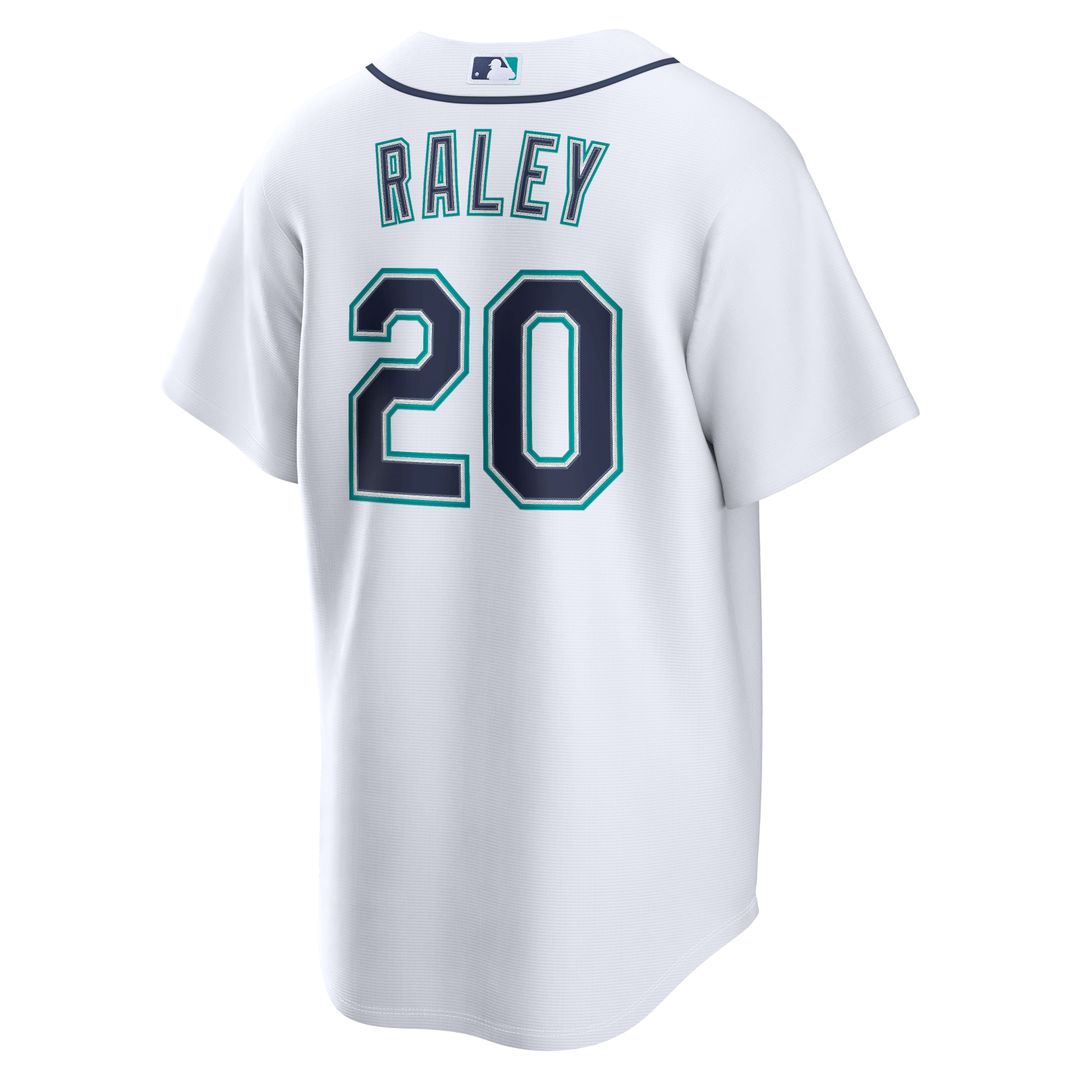 Seattle Mariners Nike Luke Raley Home Replica Baseball Jersey - White