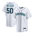 Seattle Mariners Nike Bryce Miller Home Replica Baseball Jersey - White