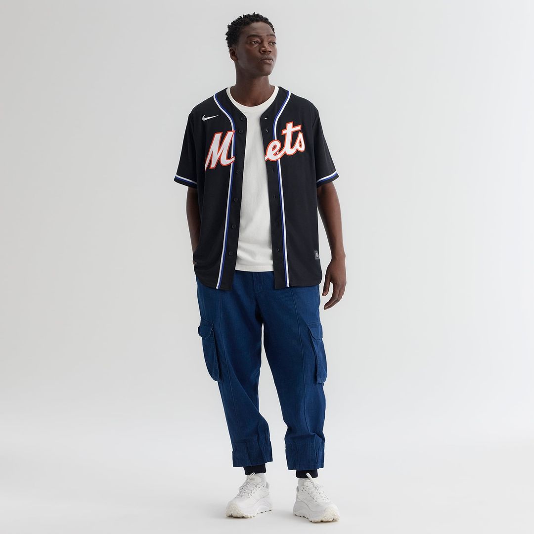 New York Mets Nike Juan Soto Fashion Replica Black Out Baseball Jersey