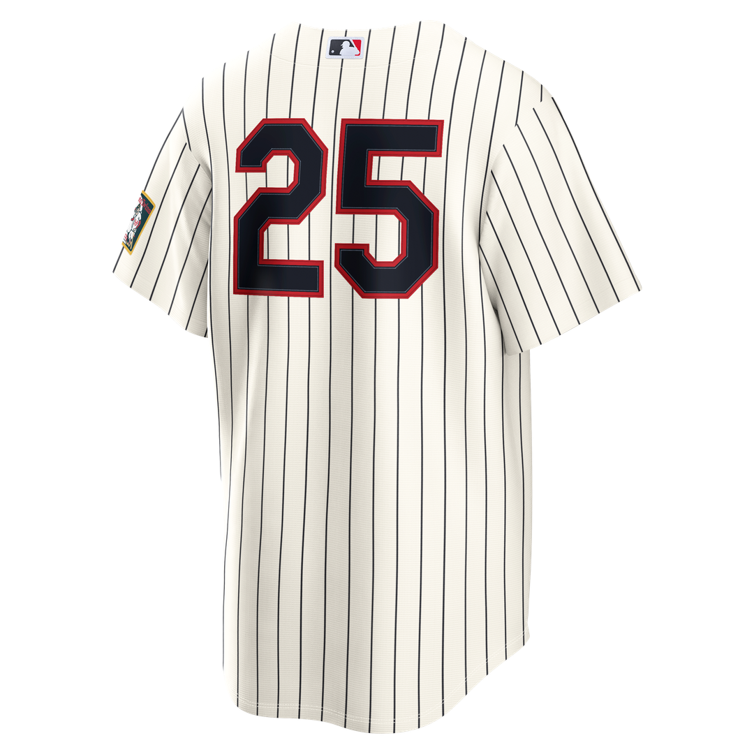 Minnesota Twins Nike Byron Buxton 2026 Field of Dreams Stadium Baseball Jersey - Cream