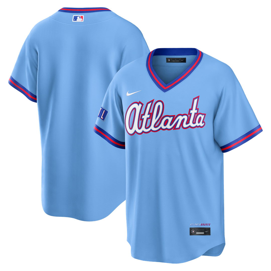 Atlanta Braves Nike 2026 City Connect Stadium Baseball Jersey - Powder Blue