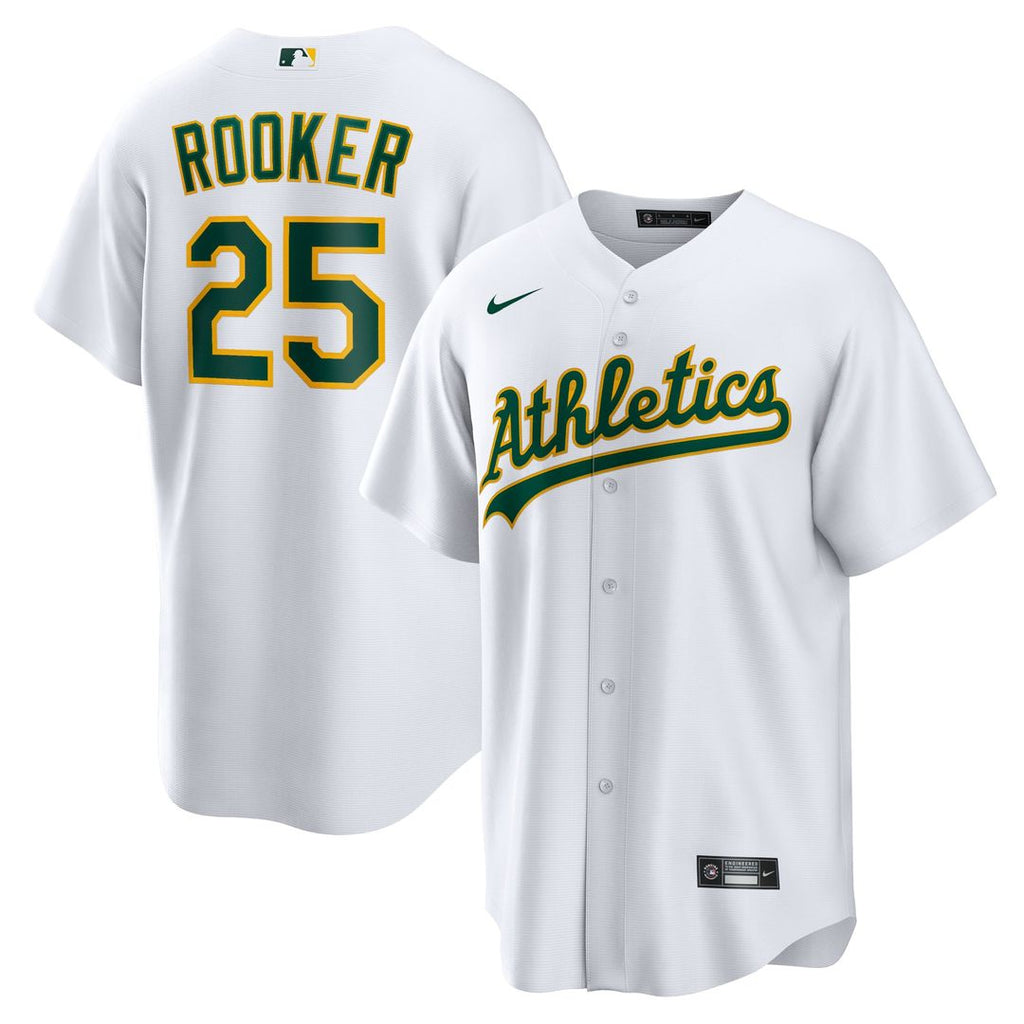 Athletics Nike Brent Rooker Home Replica Baseball Jersey - White