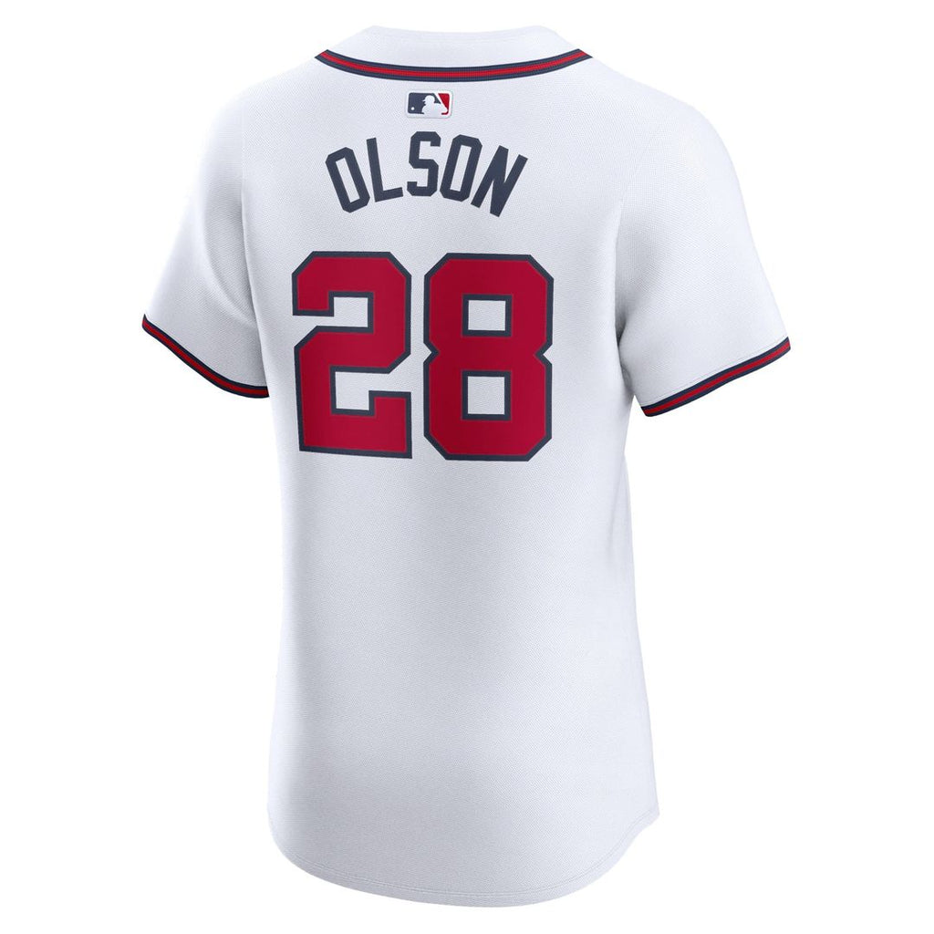 Atlanta Braves Nike Matt Olson Home Elite Baseball Jersey - White