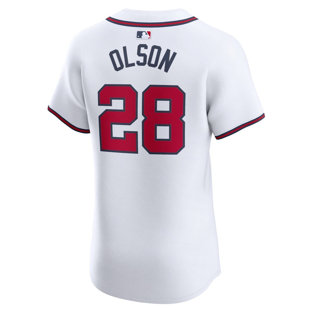 Atlanta Braves Nike Matt Olson Home Elite Baseball Jersey - White
