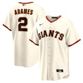 San Francisco Giants Nike Willy Adames Home Replica Baseball Jersey - Cream