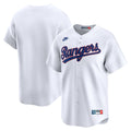 Texas Rangers Nike Cooperstown Collection Limited Baseball Jersey - White
