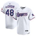 Texas Rangers Nike Jacob deGrom Home Limited Baseball Jersey - White