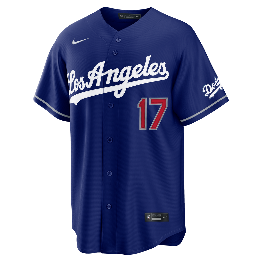 Los Angeles Dodgers Nike Shohei Ohtani Kanji Alternate Stadium Baseball Jersey - Royal