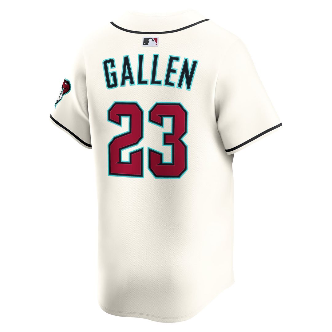 Arizona Diamondbacks Nike Zac Gallen Home Limited Baseball Jersey - Cream