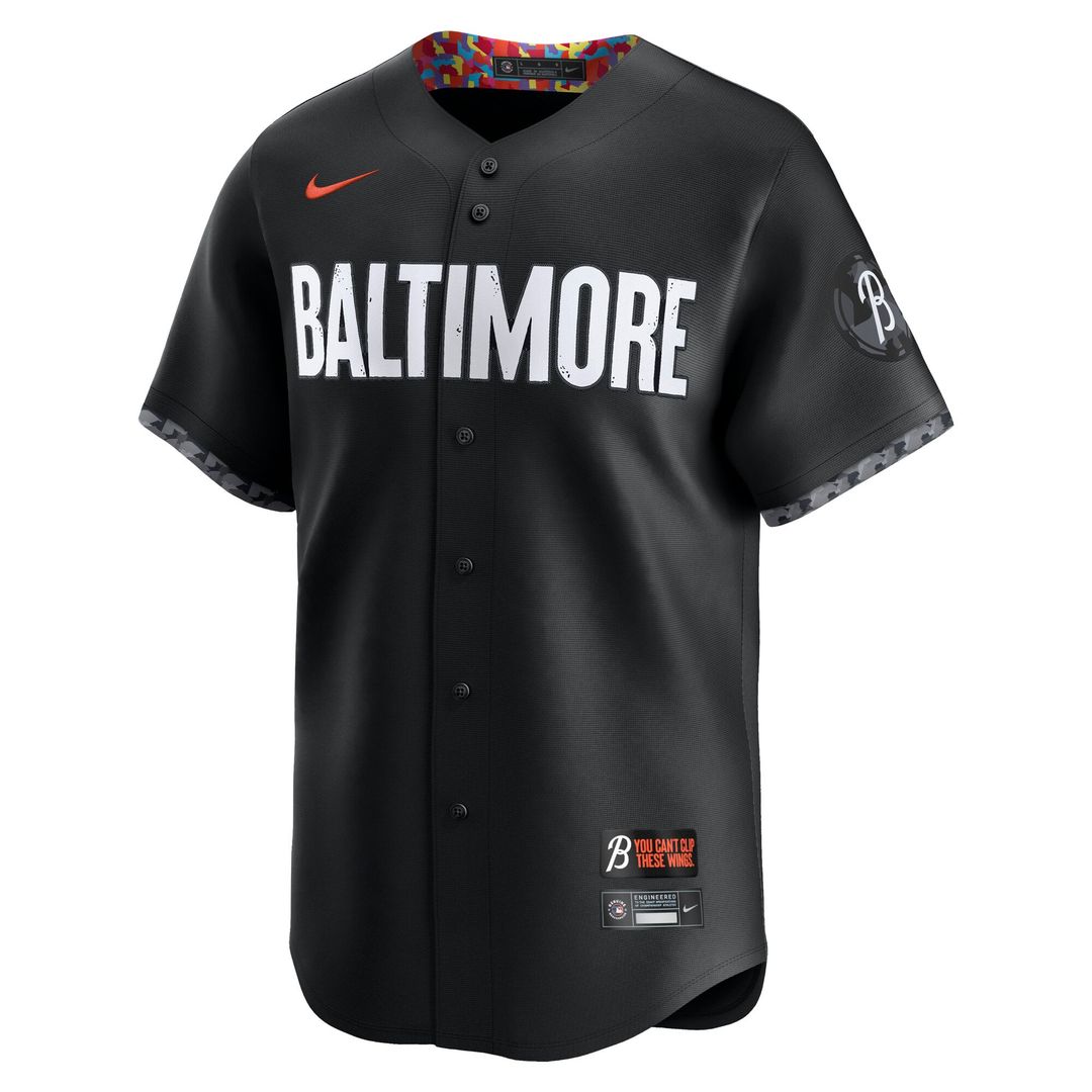 Baltimore Orioles Nike City Connect Limited Baseball Jersey - Black
