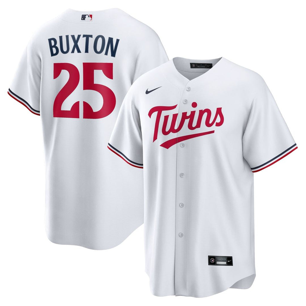 Minnesota Twins Nike Byron Buxton Home Replica Baseball Jersey - White