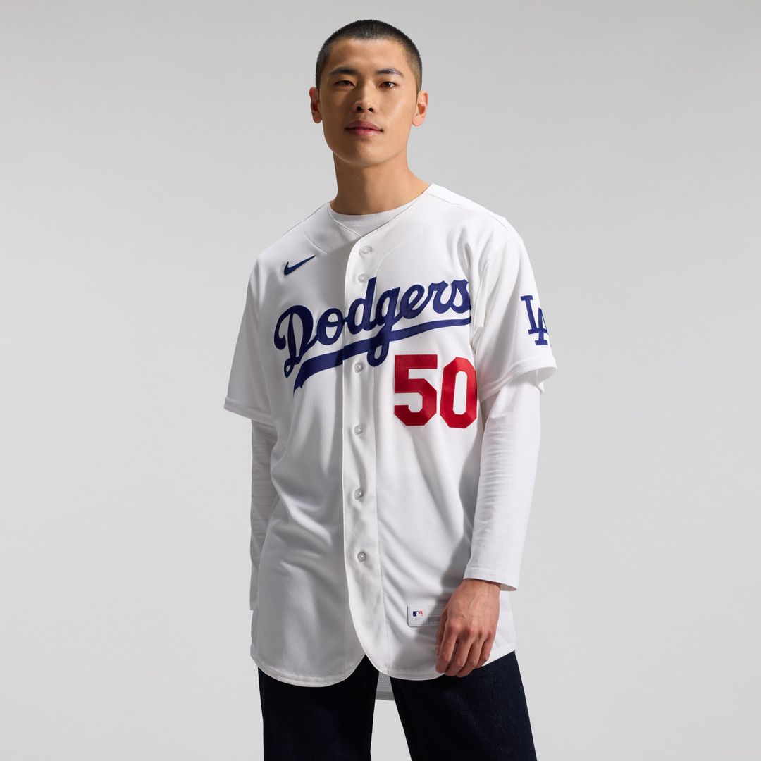 Los Angeles Dodgers Nike Mookie Betts Home Authentic Baseball Jersey - White