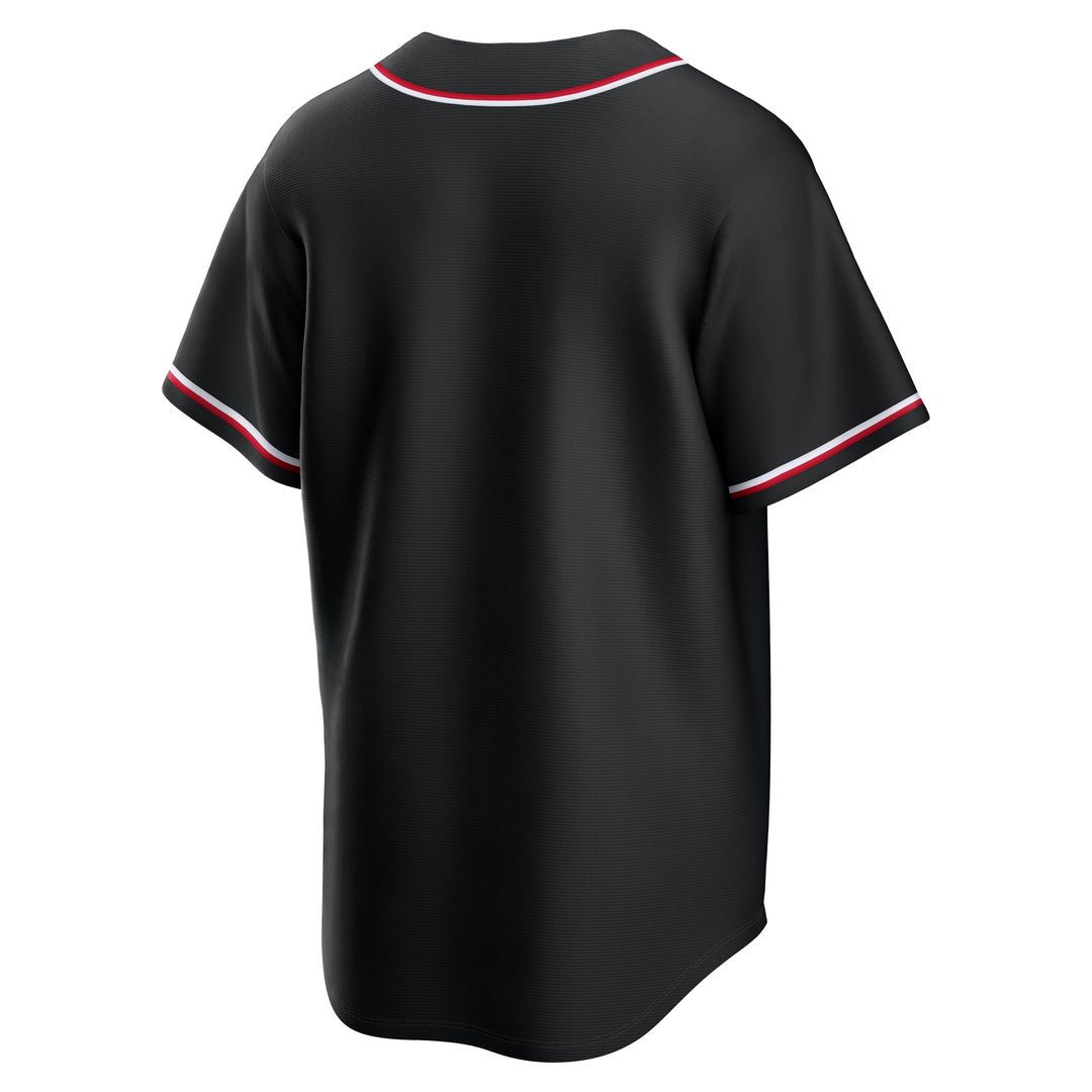 Cleveland Guardians Nike Fashion Replica Black Out Baseball Jersey