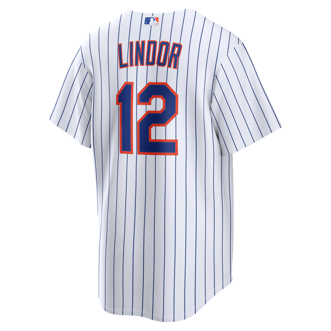 New York Mets Nike Francisco Lindor Home Replica Baseball Jersey - White